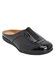 Comfortview Women's Wide Comfortview Women's Shane Croco Mule By Cv Flex (Black,10 Ww)