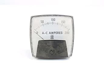 General Electric GE 50-250309HEZZ 0-200 AC AMPERES Panel Meter D555854