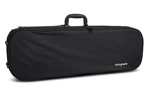 Gewa Pure Violin Case in Black/Light Grey 1/2