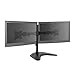 VonHaus Free Standing Heavy Duty Double Arm Dual Monitor Stand - LCD...