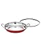 Cuisinart Chef's Classic Stainless 12-Inch Everyday Pan with Cover, Metallic Red