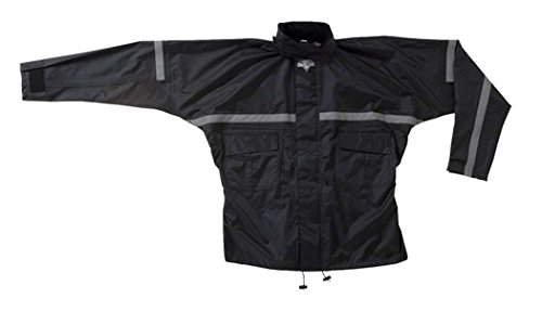 Nelson-Rigg SR-6000 Stormrider Men's 2-Piece On-Road Motorcycle Rain Suits - Black/Black / Small