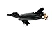 Savage Gear 3D Duck Fishing Bait, 1 oz, Baby Black Bird, Realistic Contours, Colors & Movement, Durable ABS Construction, Versatile Rigging Options, Dual Smash Tails, Dual Treble Hook Configuration