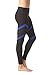 90 Degree By Reflex Color Block Perforated Leggings - Royal Blue - Medium