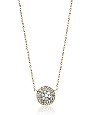 Vintage Glitz Crystal Pendant Necklace