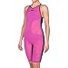 ARENA Powerskin Carbon Air Swim Suit - Closed Back, Fuchsia/Titanium Blue, 28
