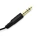 6.35mm Speaker Splitter Cable - Riipoo 20CM TRS 1/4” 6.35mm Jack Male to 2 x 6.35mm Jack Female Stereo Audio Adapter Cable,Splitter Cable, Golden Plated