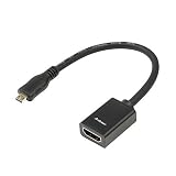 Micro HDMI to HDMI Adapter,Anbear Micro HDMI to HDMI Cable (HDMI to Micro HDMI Adapter) for Gopro Hero and Other Action Camera/Cam with 4K×2K/3D Supported