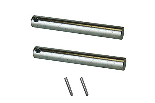 Pallet Jack/Truck Load Wheels Set with Entry Exit Roller (4 pcs) 2.75" x 3.75" with Bearings ID 20mm Poly Tread Red
