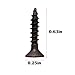Topspeeder 9 Pieces Heavy Duty Coat Hooks Robe Hat Retro Wall Mounted Decorative Cloth Hanger with 20 pieces Screws Copper Color