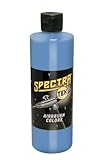 Badger Air-Brush Company Spectra-Tex Airbrush Ready Water Based Acrylic Paint, Transparent Slate Blue, 4-Ounce