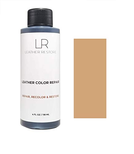 Leather Restore Leather Color Repair, Camel 4 OZ - Repair, Recolor and Restore Couch, Furniture, Auto Interior, Car Seats, Vinyl and Shoes - Thumbnail 2