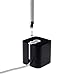 Apple Pencil Direct Charging Stand,Thankscase Charging Dock Station Bulit-in Charging Adapter Cable (6FT) for Apple Pencil,Aluminium Stand Let Your Apple Pencil Stand and Charge.(Jet Black)