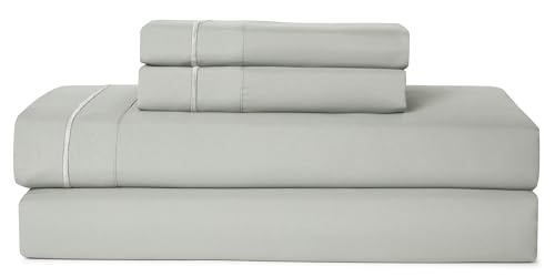 Casual Living 32630 Juego de sábanas y Fundas de Almohada de 4 Piezas, Estilo Hotel, sedosas, Suaves, lujosas, tecnología de enfriamiento, Lavable a máquina, Secado rápido, Antiarrugas, tamaño Queen,