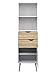 Tvilum Diana Bookcase with 2 Drawer and 1 Door, White Oak