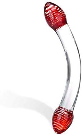 CollectProd Red Head Glass Double Ended Rod Stimulator Value_ 7547