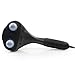 LiBa Percussion Handheld Deep Tissue Electric Massager Ð Three Heads, Adjustable Speed Settings & Powerful Motor Ð for Shoulder, Neck, Back & Body Pain Relief, Stress & Muscle Knots Release (Grey)