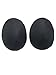 HIPGCC Polyester Set-in Shoulder Pads (3 Pairs of Black)