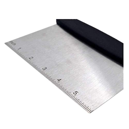 Stainless Steel Metal Griddle Scraper Chopper, Quick & Easy Multi-use Dough Scraper, Dough Cutter & Pastry Scraper. Multifunctional kitchen appliances. by JSDOIN