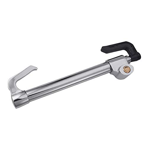 Fovolat Reliable Car Steering Wheel Lock Anti-Theft Clutch Lock Retractable Brake Lock for Car Safety