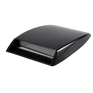 Universal Car Vent Cover Decoratieve Air Flow inlaatsnorkel Bonnet Vent Hood Auto accessoires BlackVehicle Electronics