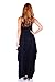 Simply Ravishing Rayon Span Maxi Boho Harem Spaghetti Strap Dress (Size: Small - 5X), 1X, Black