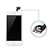 for iPhone 6s Touch Screen Replacement - Yodoit LCD Display Digitizer Glass Full Assembly with Small Parts Camera Proximity Sensor Home Button Earpiece Speaker 3D Touch + Tool (4.7 inches White)