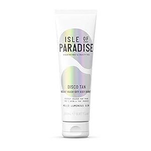 Isle-of-Paradise-DISCO-TAN-Fake-Tan-Bronzer-200-ml-Instant-Self-Tanning-Wash-Off-Glow-Natural-Ingredients-Vegan Isle of Paradise DISCO TAN Self Tan Bronzer (200 ml) Instant Self Tanning Wash Off Glow Natural Ingredients & Vegan