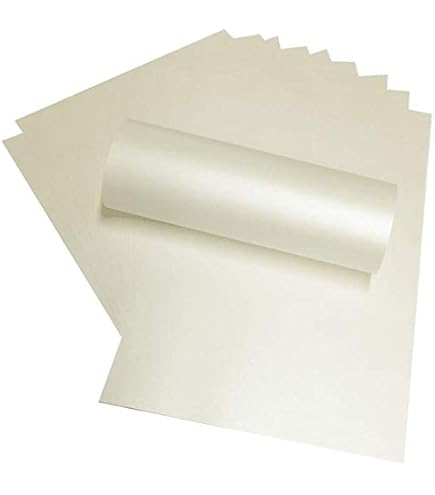 Syntego 10 X Carte A4 Nacrée Or 250gsm Double Face - Papier Cartonné Pour Artisanat, Noël Et Scrapbooking