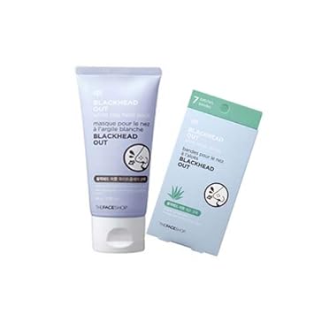 The Face Shop Blackhead Out White Clay Nose Pack 50g