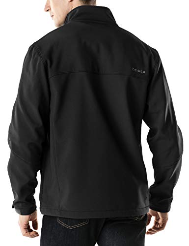 image for TSLA Men's Softshell Athletic Microfleece Active Wind-Repel Coat Full-