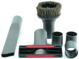Vacuum Cleaner Nozzle Set (6 Pieces) for Siemens VSQ4GP1264 Q 4.0 green power allergy (Microsafe Furniture Brush, Crevice Tool, Upholstery) – 10