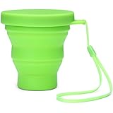 BALONGPH Silicone Collapsible Cup for Travel Hiking,Camping,Picnic and Home Drinking Water,Coffee,Tea 200ML Volume