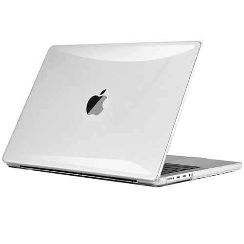 BlueSwan Hard Case Compatible for 2021 New MacBook Pro 16 inch M1 Max A2485 - Crystal Clear