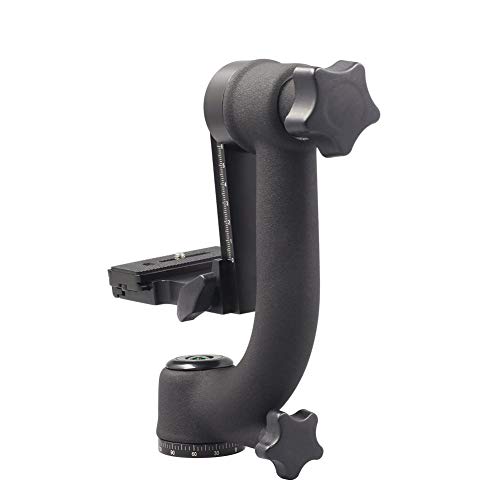 image for INSEESI Professional Heavy Duty Metal 360 Degree Panoramic Gimbal Trip