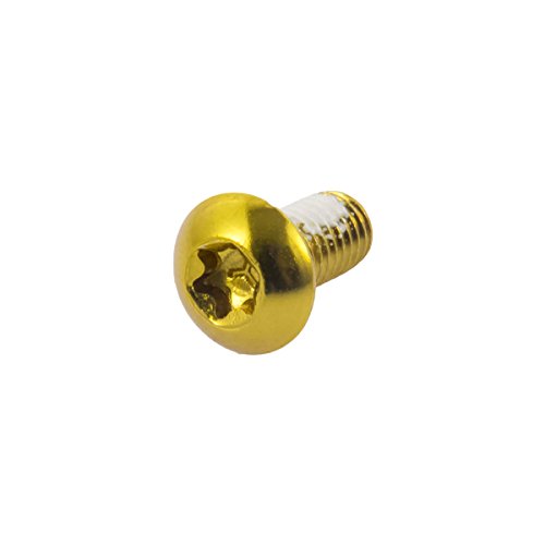 EASTERN POWER 12 Pcs Bicycle Disc Brake Bolts MTB Rotor Bolts 6-Bolt M5x10mm Brake Bolts Mountain Bike, Gold