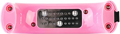 GPCT Portable 9W UV LED Nail Drying Lamp (Pink)