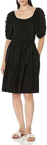 karen kane t shirt dress Karen Kane Women's Short Sleeve A Line Dress, Medium