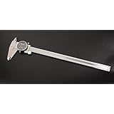 AccusizeTools - 12'' Dial Caliper x 0.001'' Stainless Steel Black Face in Fitted Box, #P920-B212