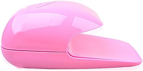 xxiaoTHAWxe Nail Dryer Fan, Portable Finger Toe Nail Polish Dryer Drying Blow Fan Manicure Art Tool Machine Pink