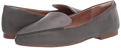 Amazon Essentials Women's Loafer Flat, Charcoal, 6
