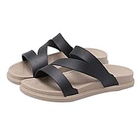 aXXcssqw9b Anti-Slip Sandal Shoes，Fashion Women Z Strap Beach Indoor Open Toe Slippers ，for Women Girl White 38