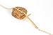 Sideways Cross Necklace 18k Gold Plated Stainless Steel Simple Small Cross Pendant From Ghome Offer Silver or Gold Color 18 Inches for Women Girls with Gift Box (Gold)