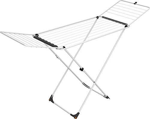 Vileda Séchoir Universal - Séchoir Sur Pieds Acier 18M De Capacité De Séchage + 2 Roulettes - Ref 157241