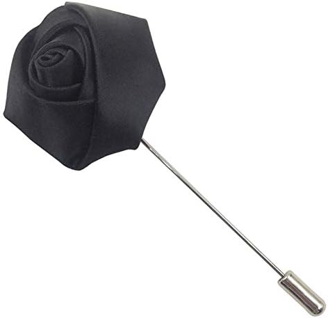 kafiGC8 Rose Flower Women Ladies Girls Brooches Men Cloth Boutonniere Lapel Brooch Pin Badge Suit Tuxedo Wedding