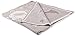 Baby Blanket Flannel Grey - 100% Organic Cotton Toddler Blankets - Soft Reversible Receiving Swaddle 39x55 inches - Unisex Newborn Boy Girl
