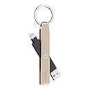 Belkin MIXIT Lightning to USB Keychain with 2.4 Amp Lightning ChargeSync Cable for iPhone, iPad and iPod (Gold)
