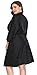 Salon Robes Smocks for Clients-Black, Hair Color Cape- Kimono Style, with Black Salon Barber Hand Cotton Towels
