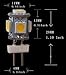 YITAMOTOR 10X G4 5 LED SMD 5050 RV Camper Marine Boat Light Bulb Lamp Warm White DC12V US