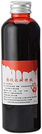 Autones Halloween Fake Blood,Halloween Cosplay Ultra-Realistic Fake Blood Simulation Human Vampire Party Prop (60ml)
